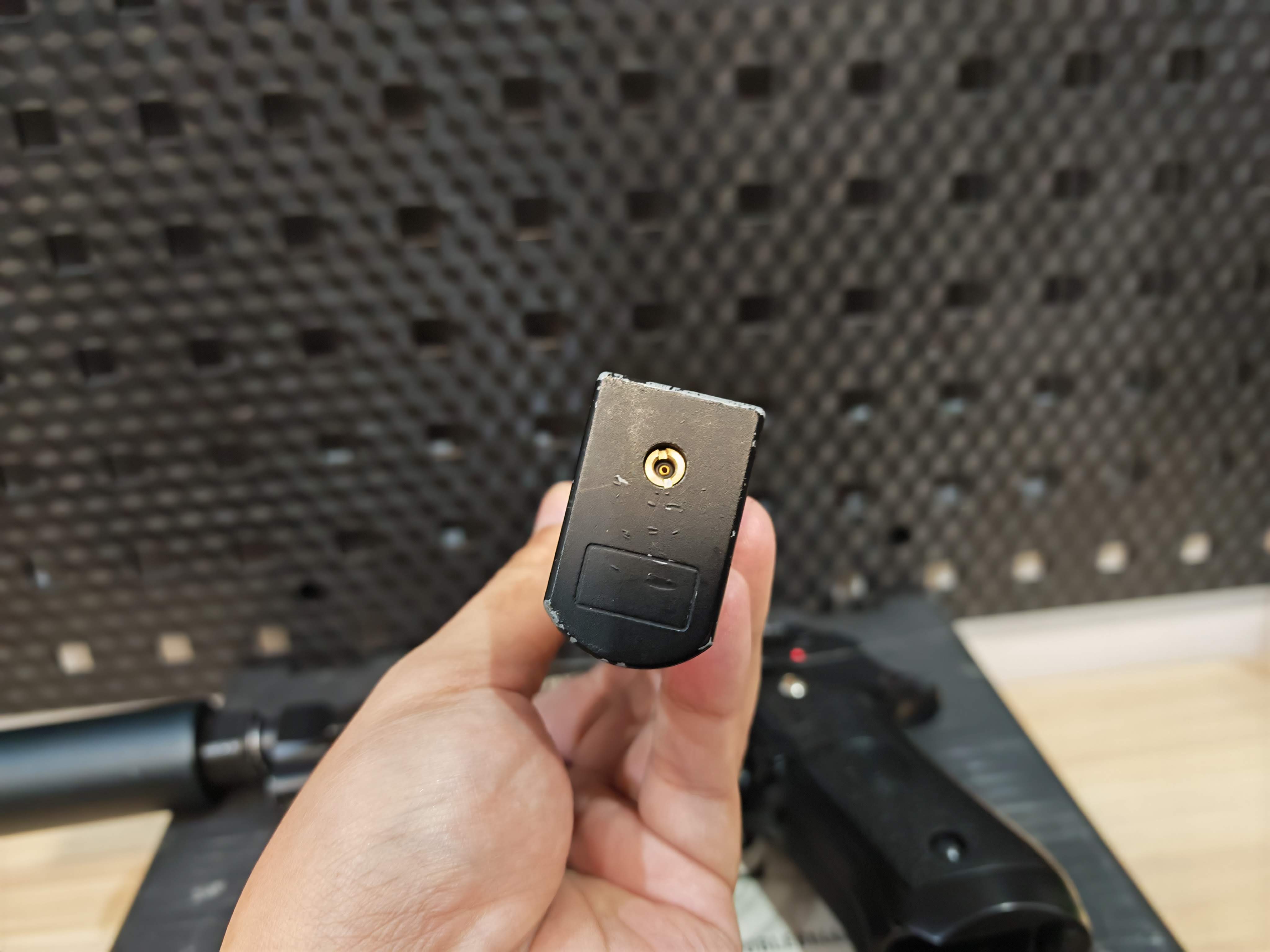 Double Bell 736 Taurus PT92 Beretta สีดำ GBB BB Gun บีบีกัน แบบแก๊ส ปืนอัดลม มือสอง Airsoft Gun