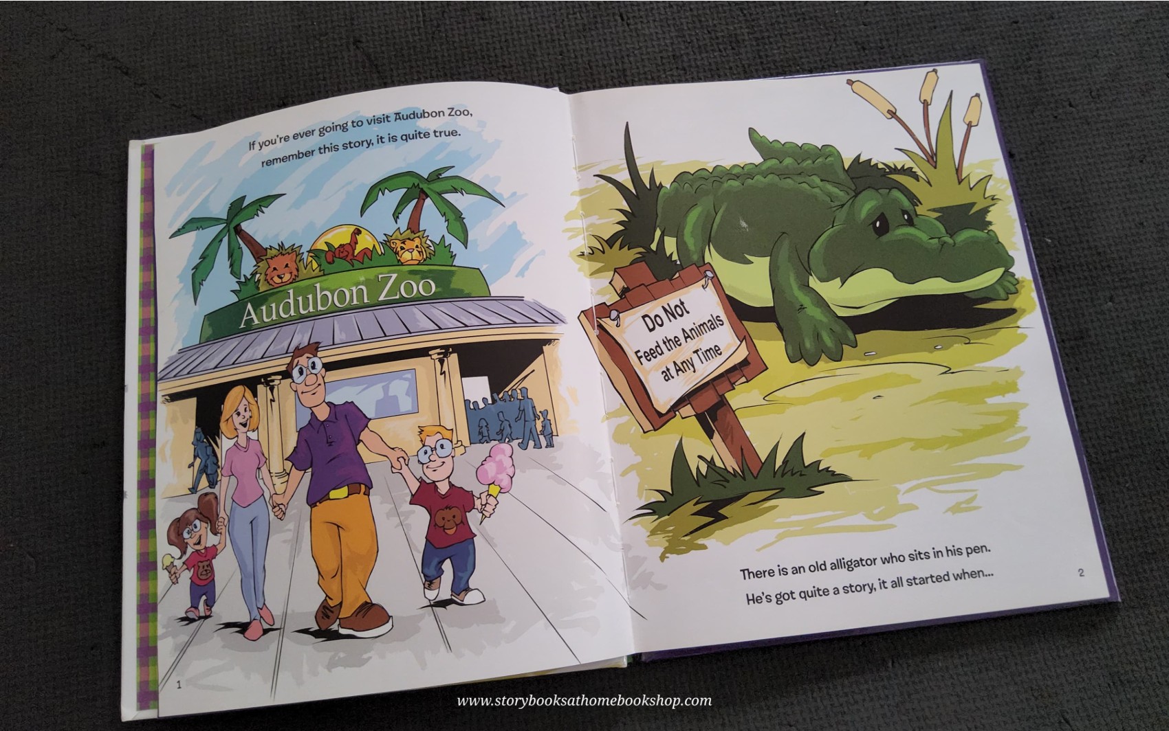 หนังสือนิทานปกแข็ง** 🍓🍓LATER TARTAN GATOR A NEW ORLEANS TALE