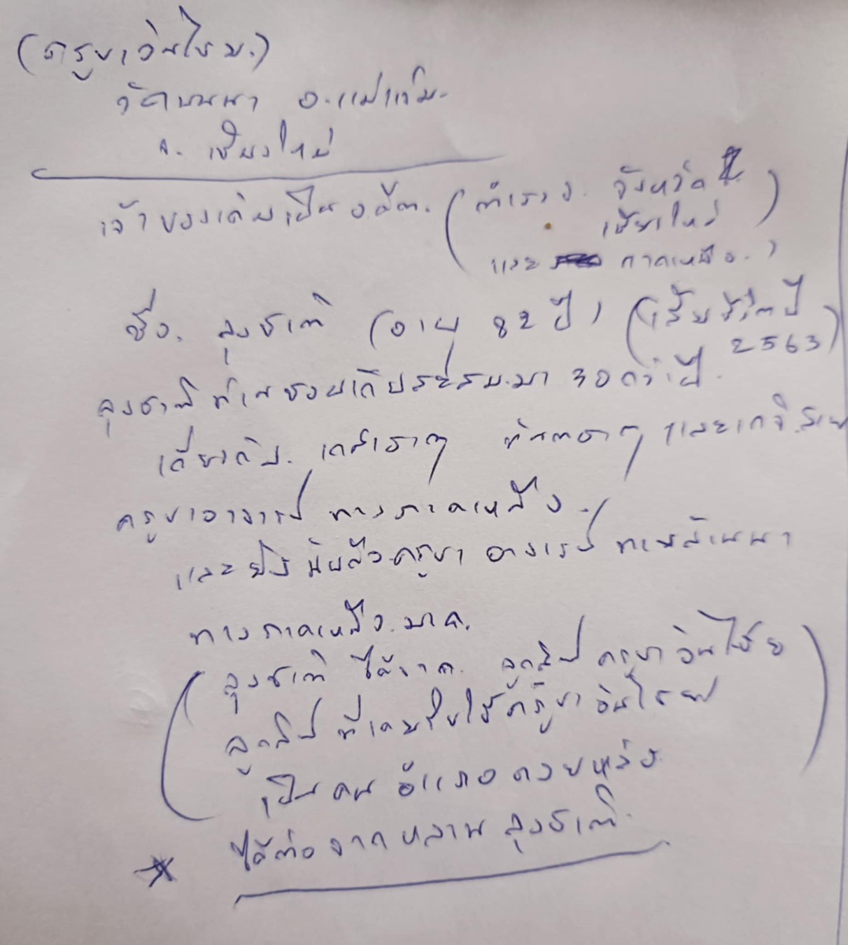 พระทันตธาตุ ครูบาอินไชย วัดบ้านบนนา อ.แม่แจ่ม จ.เชียงใหม่ เจ้าของเดิมเป็นอดีตตำรวจ จ.เชียงใหม่ และเขตภาคเหนือ ลุงชาติอายุ 82 ปี เสียชีวิตเมื่อปี 2563 (บันทึก พ.ศ.2568)
