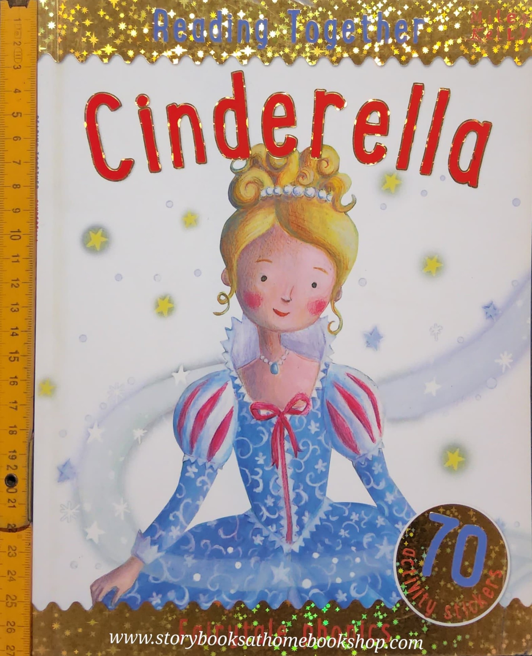 หนังสือนิทานปกอ่อน** ♥️READING TOGETHER: CINDERELLA WITH STICKERS♥️