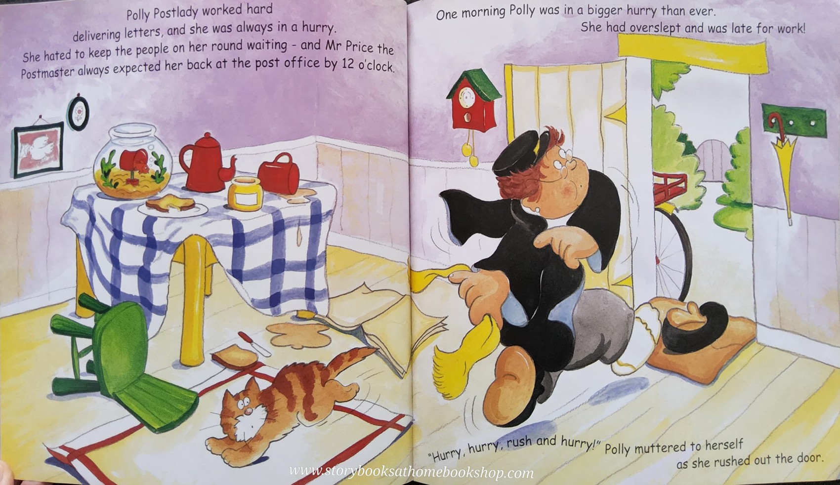 หนังสือนิทานปกอ่อน** 🍅🍅POLLY THE POTTY POSTLADY