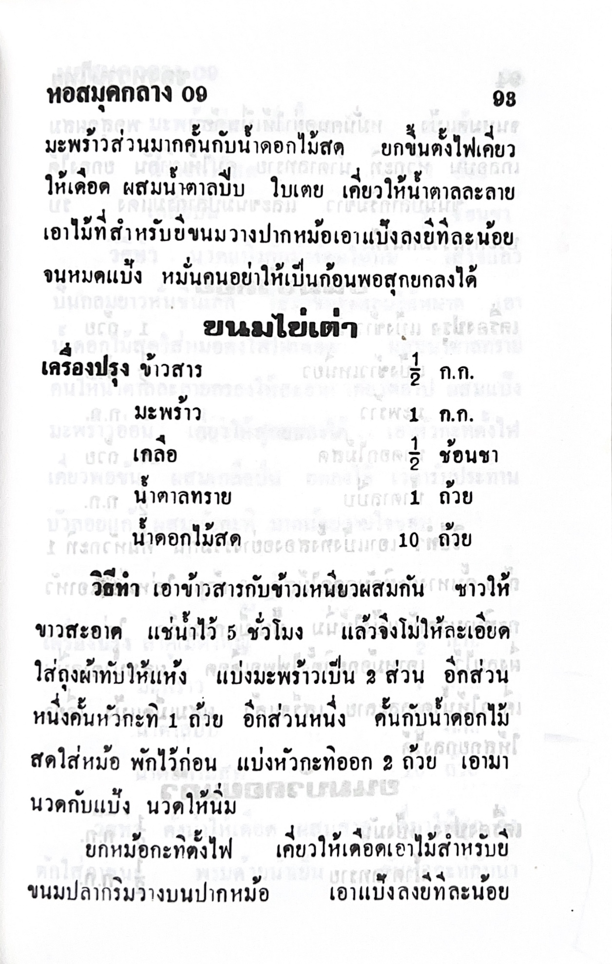 ตำราของหวาน (ไทย-ฝรั่ง) ของ “จ.จ.ร.” (หม่อมเจ้าหญิงจันทร์เจริญ รัชนี) หลานแม่ครัวหัวป่าก์ (เล่มพิเศษ).