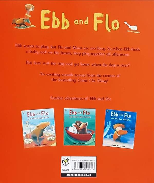 หนังสือนิทานปกอ่อน ** 🍅🍓 Ebb and Flo and the Baby seal by Jane Simmons