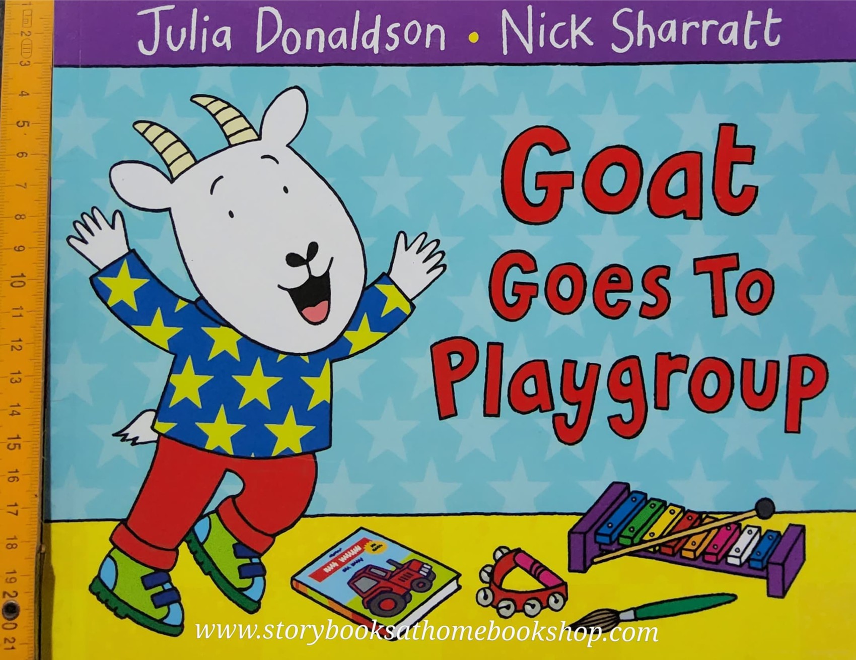 หนังสือนิทานปกอ่อน** ♥️GOAT GOES TO PLAYGROUP BY JULIA DONALDSON.NICK SHARRATT♥️