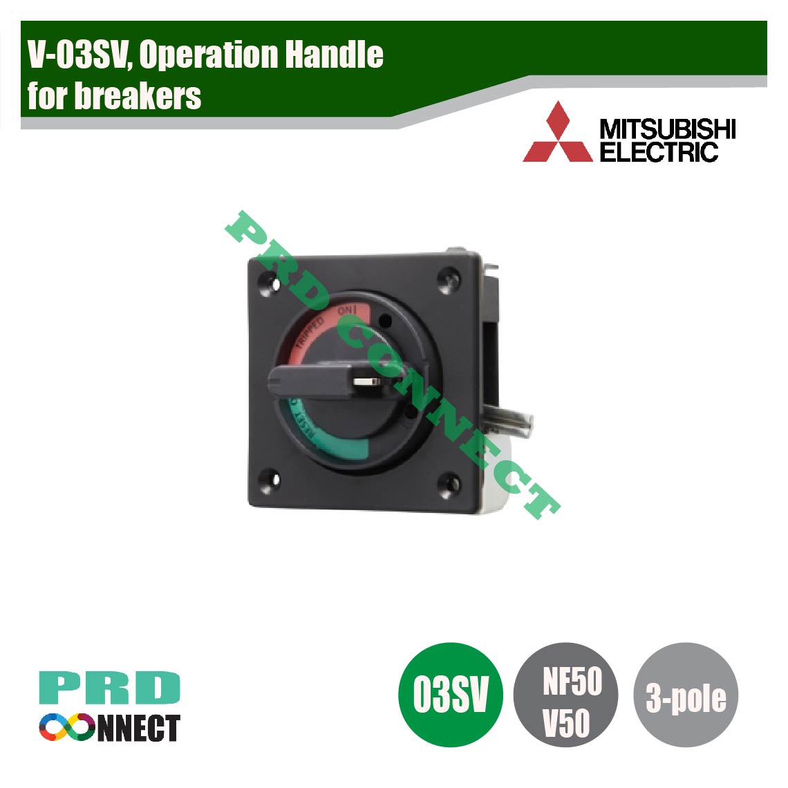 V-03SV, Operation Handle for breakers, MITSUBISHI