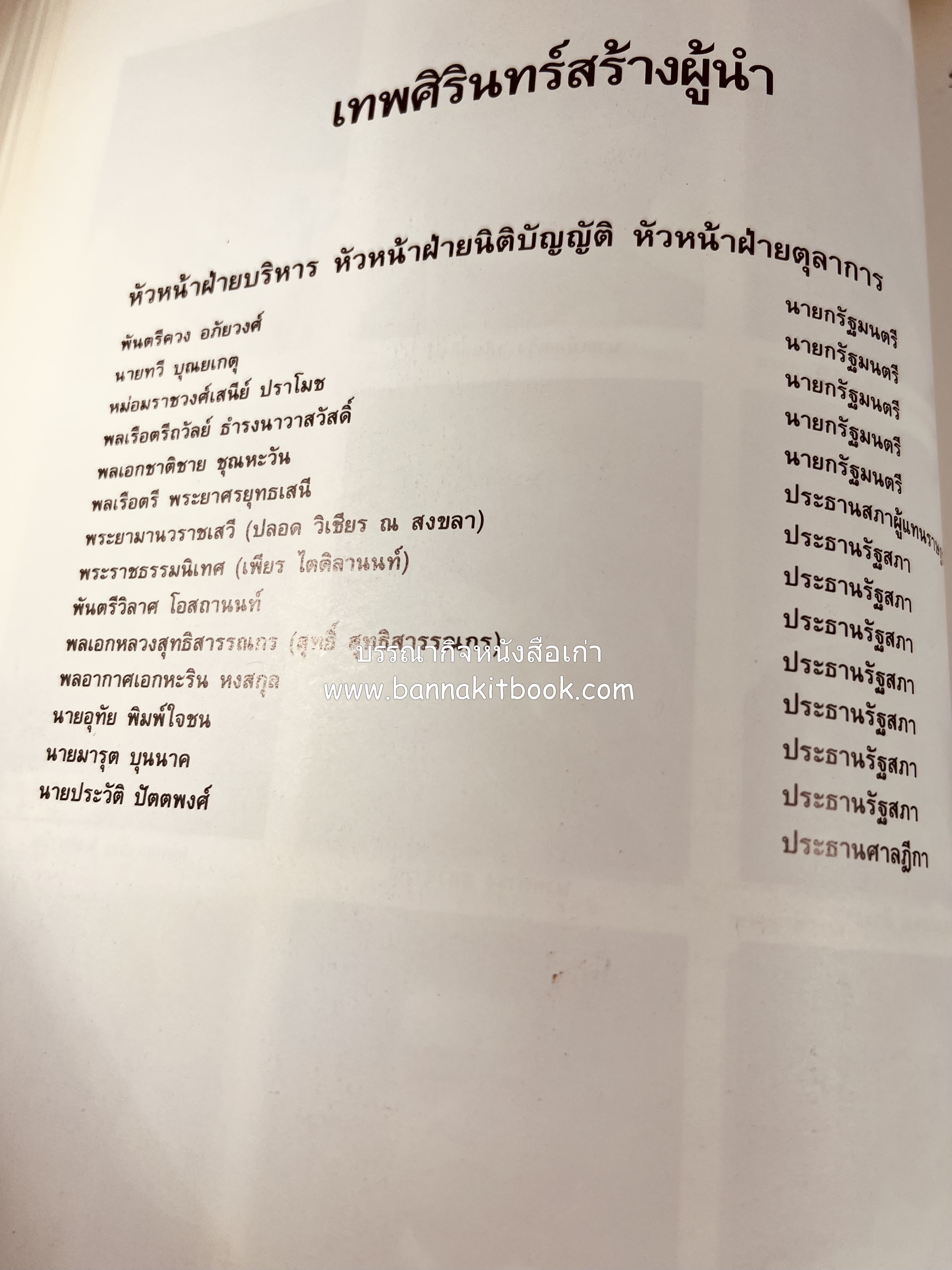 หนังสือที่ระลึกครบรอบ ๑๐๘ ปีโรงเรียนเทพศิรินทร์ โดยสมาคมนักเรียนเก่าเทพศิรินทร์ ในพระบรมราชูปถัมภ์.