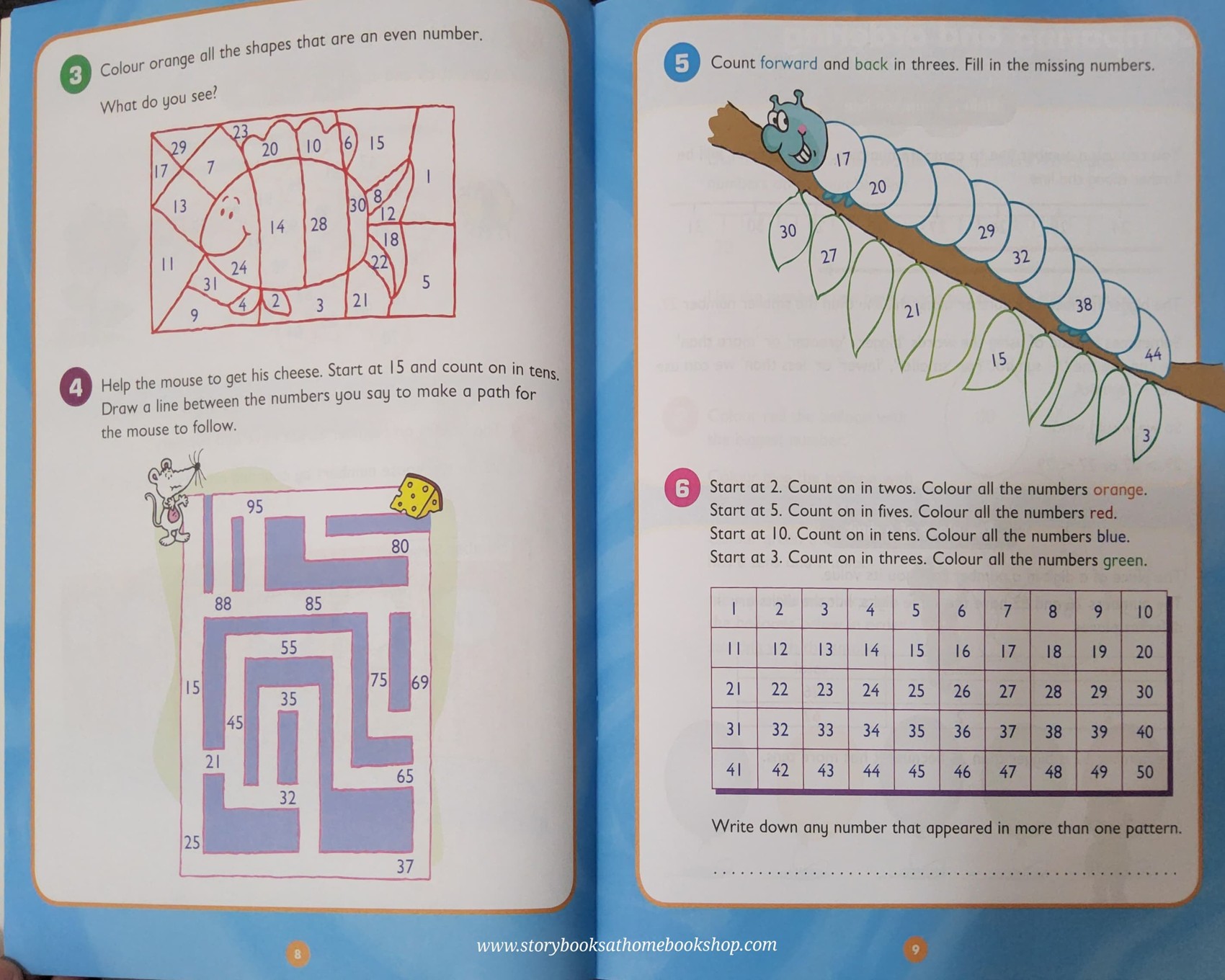 PRACTICE BOOK** 🍅EASY LEARNING NUMBERS AGES 5-7