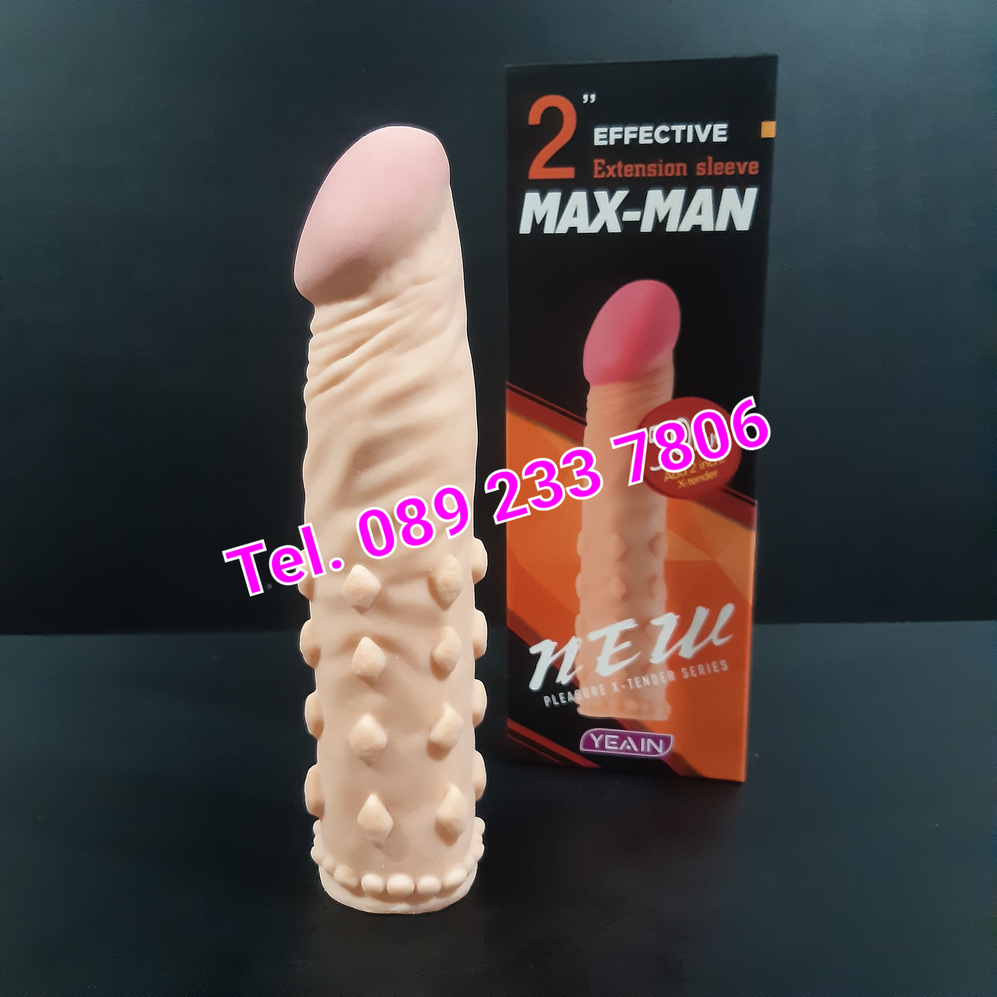 ปลอกสวมเสริมอารมณ์เหลี่ยงเพชรพรีเมี่ยม รหัส CX134
