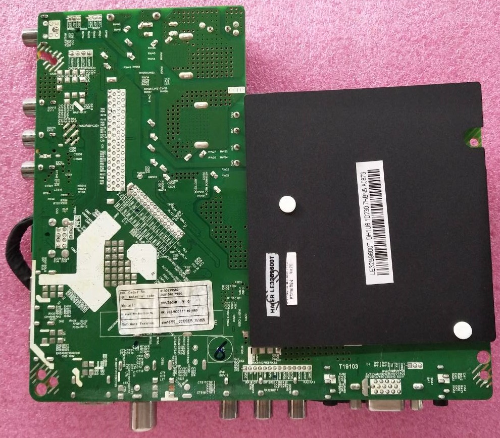 เมนบอร์ดทีวีไฮเออร์ HAIER ของแท้ถอดจากเครื่อง ใช้กับรุ่นLE32B9600T พาร์ทHK.T.S2T512CP635 เบอร์ทีบาร์ PT320AT02-2