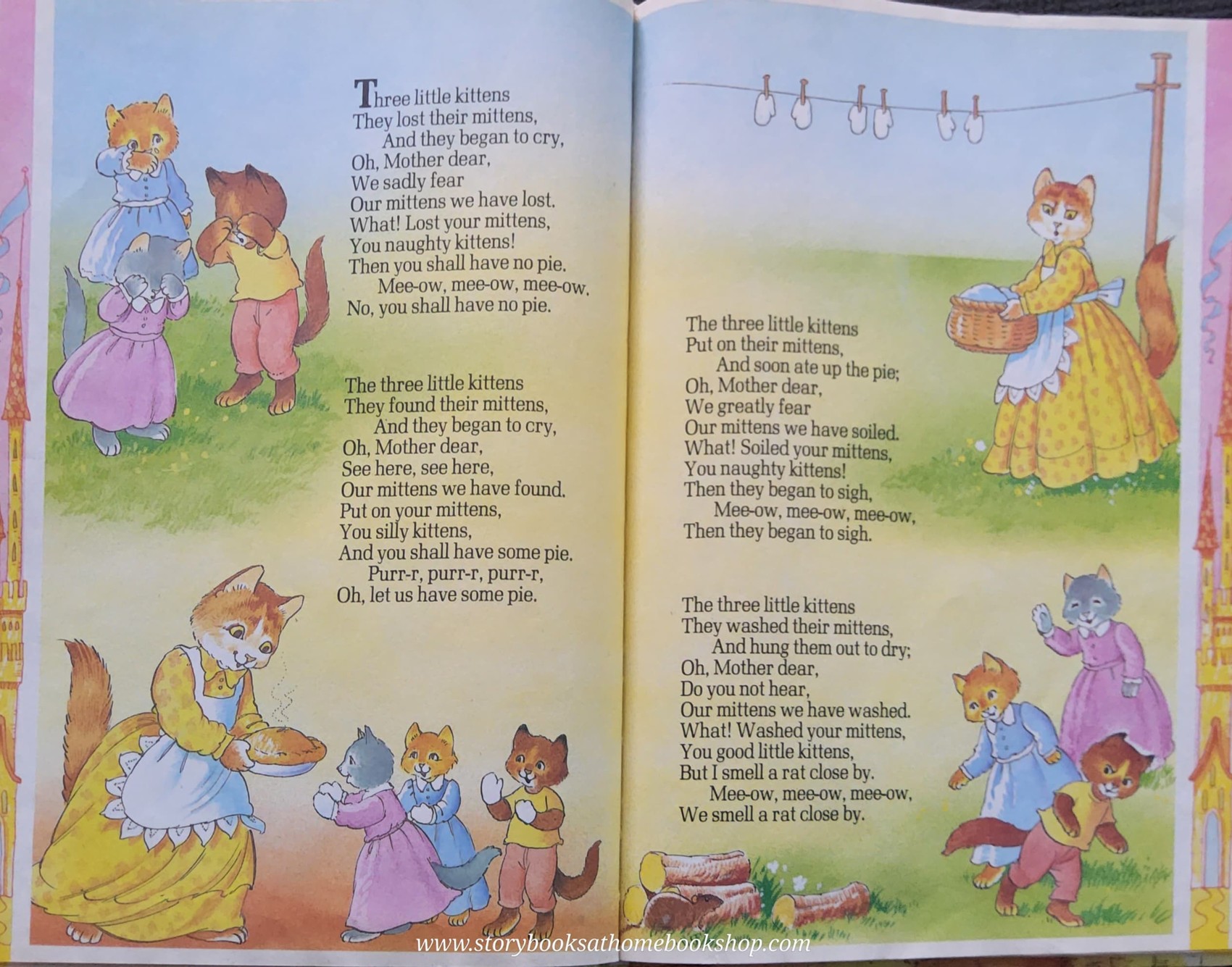 หนังสือนิทานปกแข็ง** 🍅🍅A TREASURY OF FAIRY TALES AND NURESERY RHYMES