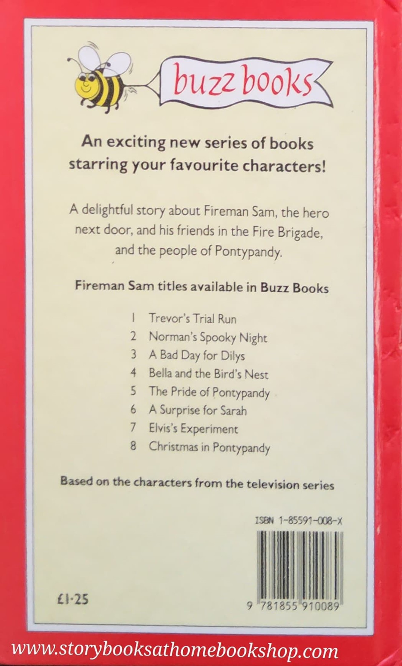 หนังสือนิทานปกแข็ง** 🍅🍓FIREMAN SAM:TREVOR'S TRIAL RUN