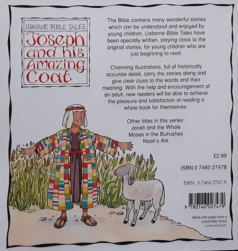 หนังสือนิทานปกอ่อน ** 🍅🍓 Usborne BIBLE TALES JOSEPH AND HIS AMAZING COAT