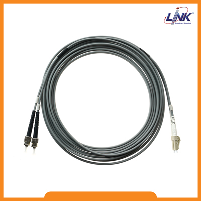 ST - LC Patch cord OM2, Duplex, UPC-UPC Jacket 3mm.