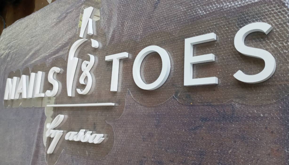 #อักษรซิงค์ทำสี