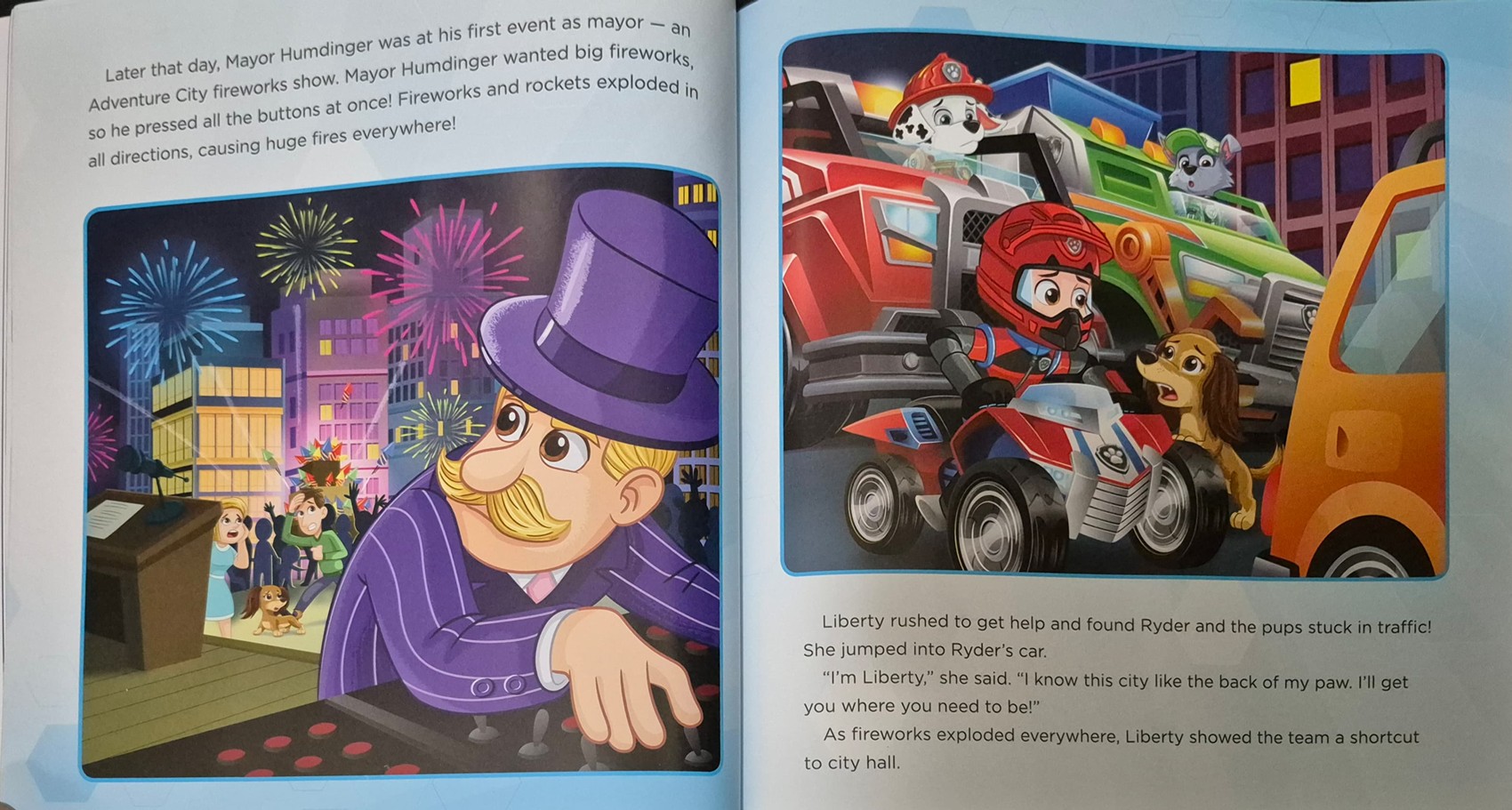 หนังสือนิทานปกอ่อน** 🍅🍓PAW PATROL THE MOVIE: BIG CITY ADVENTURED