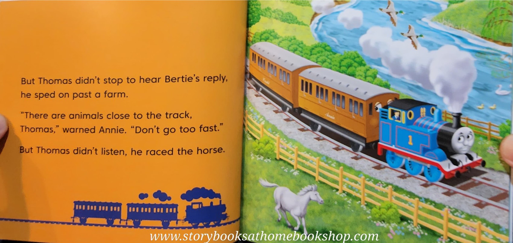 SMALL BOOK** **หนังสือนิทานปกอ่อน** 🍅🍓THOMAS&FRIENDS: STAY SAFE WITH THOMAS♥️♥️