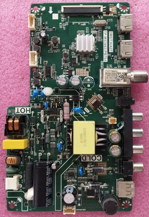 เมนบอร์ดทีซีแอล TCL ของแท้ถอดจากเครื่อง รุ่นLED32D2940 TP.MS3663.PB784 เวอร์ชั่นทีบาร์ ST3151A05-8