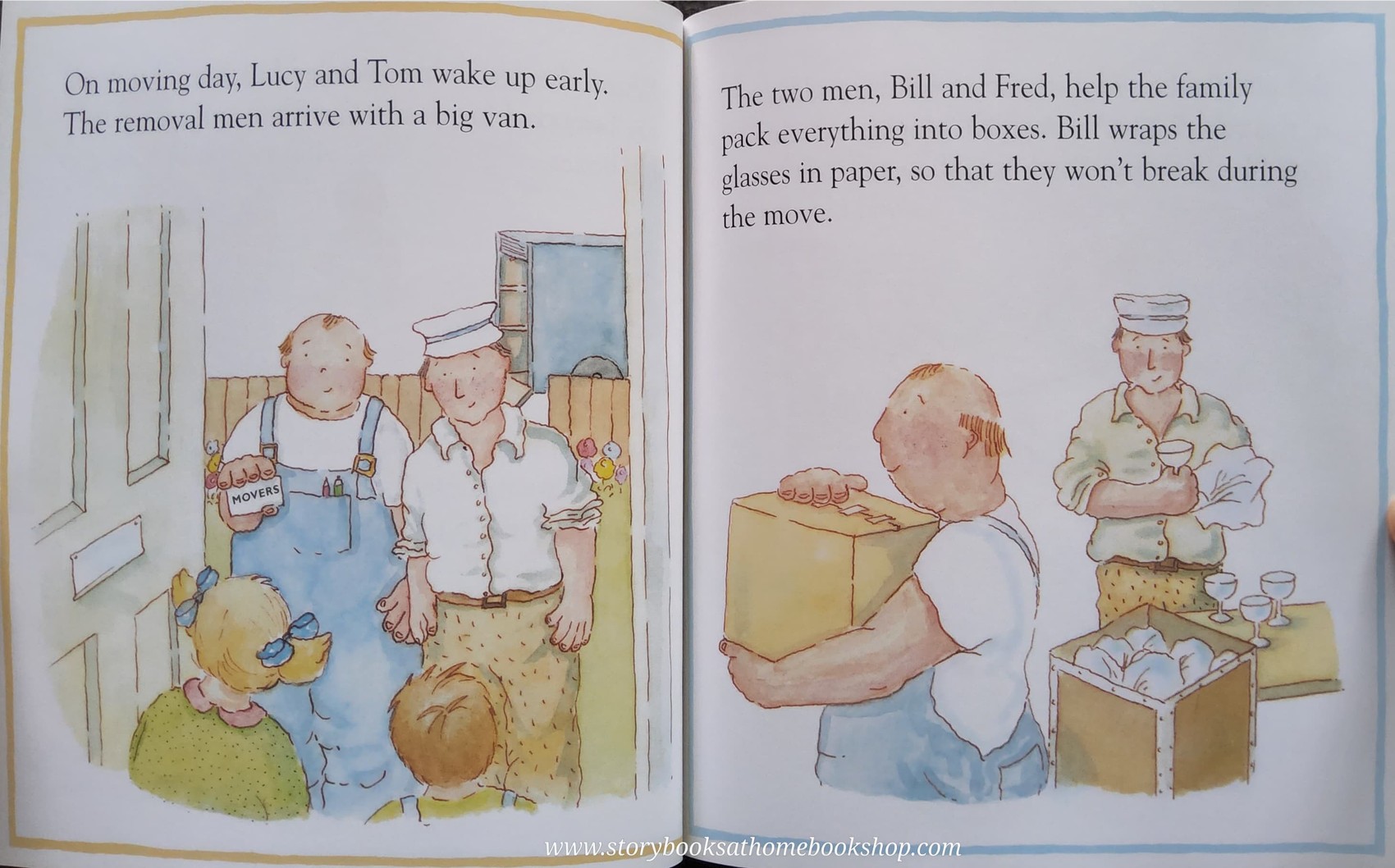 หนังสือนิทานปกอ่อน** 🍅🍓FIRST EXPERIENCES: LUCY MOVES HOUSE