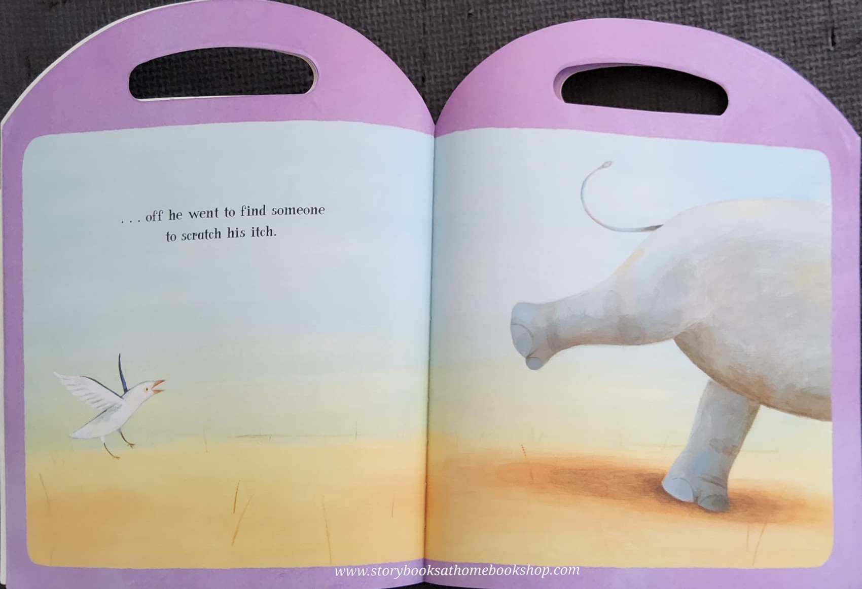 หนังสือนิทานปกอ่อน** 🍅🍓MY CARRY-ALONG STORYTIME:RHINO'S GREAT BIG ITCH!