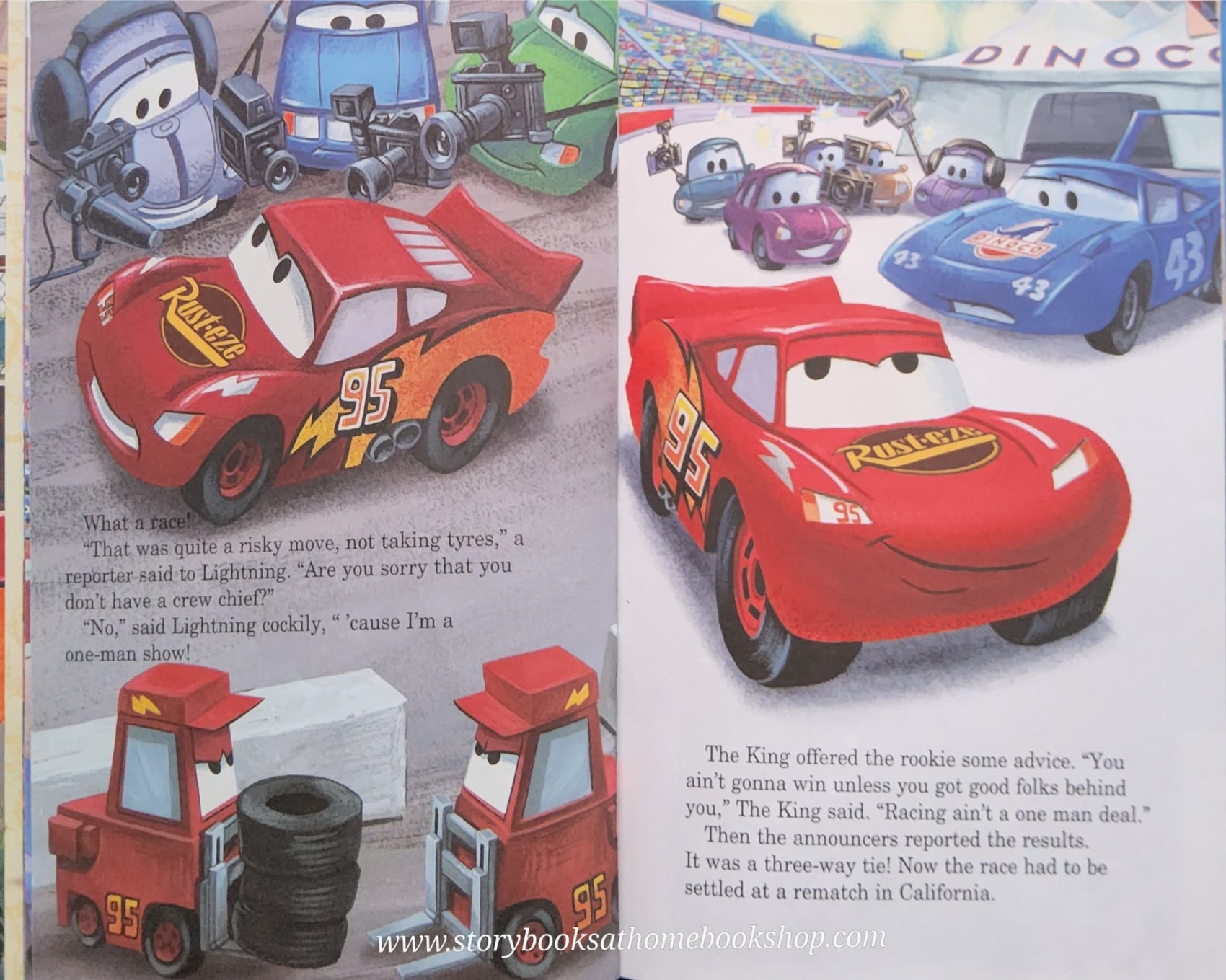 หนังสือนิทานปกแข็ง** 🍅🍅DISNEY PIXAR THE WORLD OF CARS
