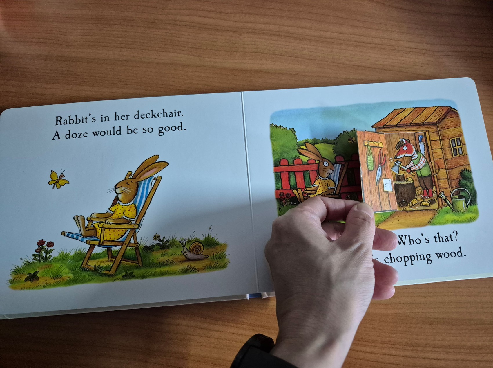 LIFT THE FLAP BOARD BOOK** 🍅🍓 RABBIT'S NAP BY JULIA DONALDSON.AXEL SCHEFFLER