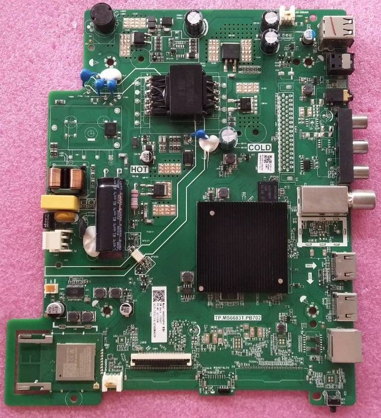 เมนบอร์ดทีวี ไฮเซน Hisense ของแท้ถอดจากเครื่อง รุ่น 40E5G 40A4200G พาร์ทบอร์ด TP.MS6683T.PB702