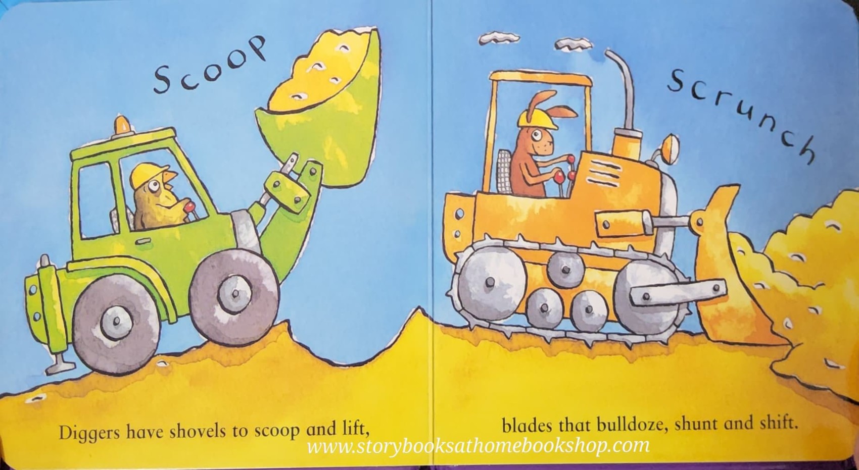 หนังสือนิทานปกแข็ง** 🍅🍓DAZZLING DIGGERS BY TONY MITTON AND ANT PARKER