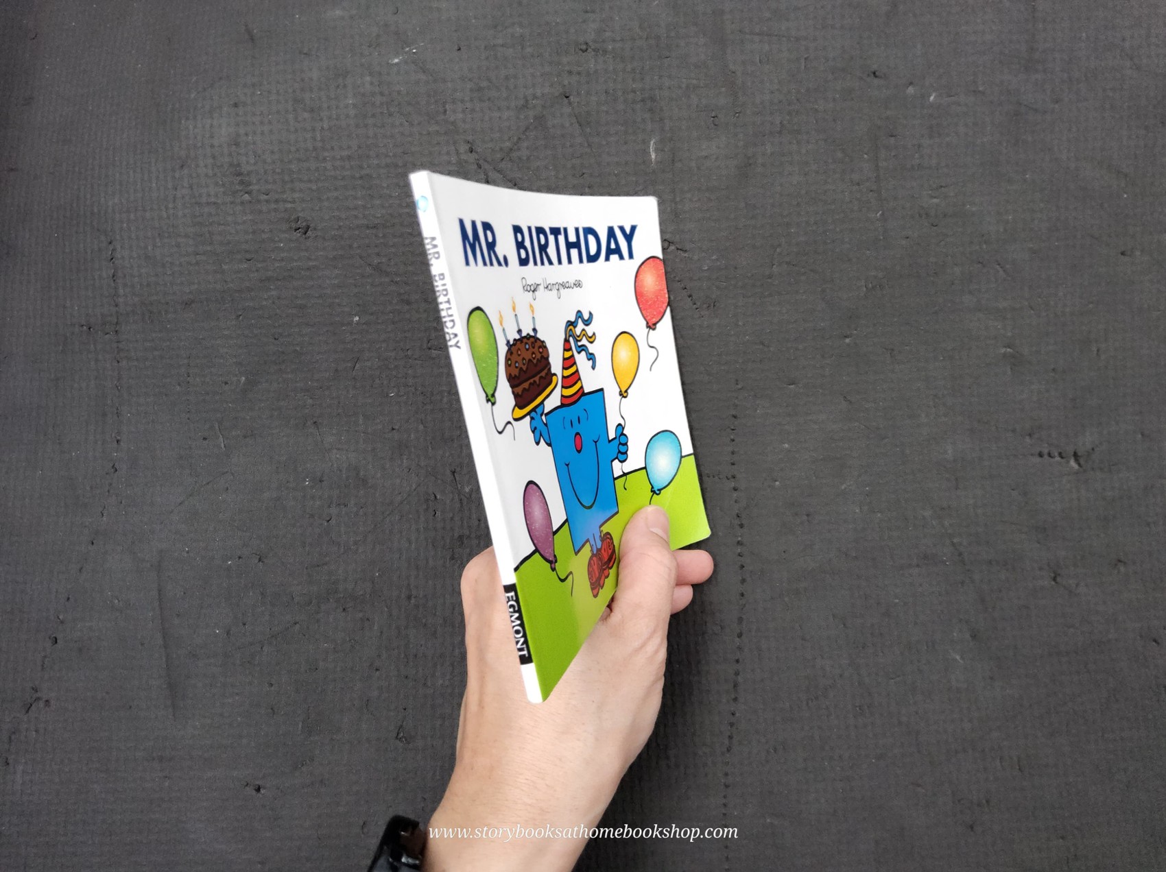 หนังสือ Bestseller Small book** **หนังสือนิทานปกอ่อน** 👉LITTLE MISS&MR.MEN👍 🍅🍅MR.BIRTHDAY by Roger Hargreaues ปกกริทเตอร์