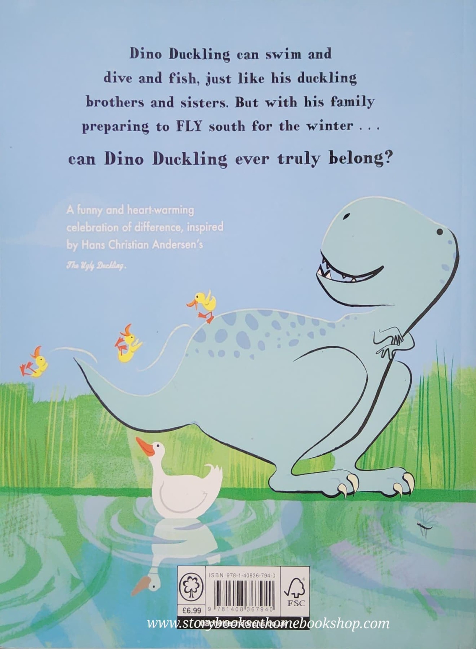 หนังสือนิทานปกอ่อน** ♥️DINO DUCKLING BY ALISON MURRAY