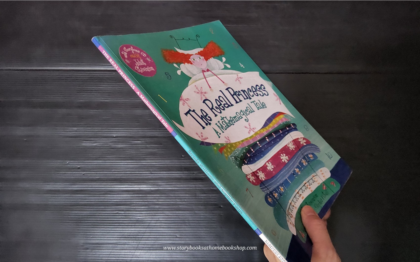 หนังสือนิทานปกอ่อน** 🍅🍓THE REAL PRINCESS A MATHEMAGICAL TALE (WITH CD)