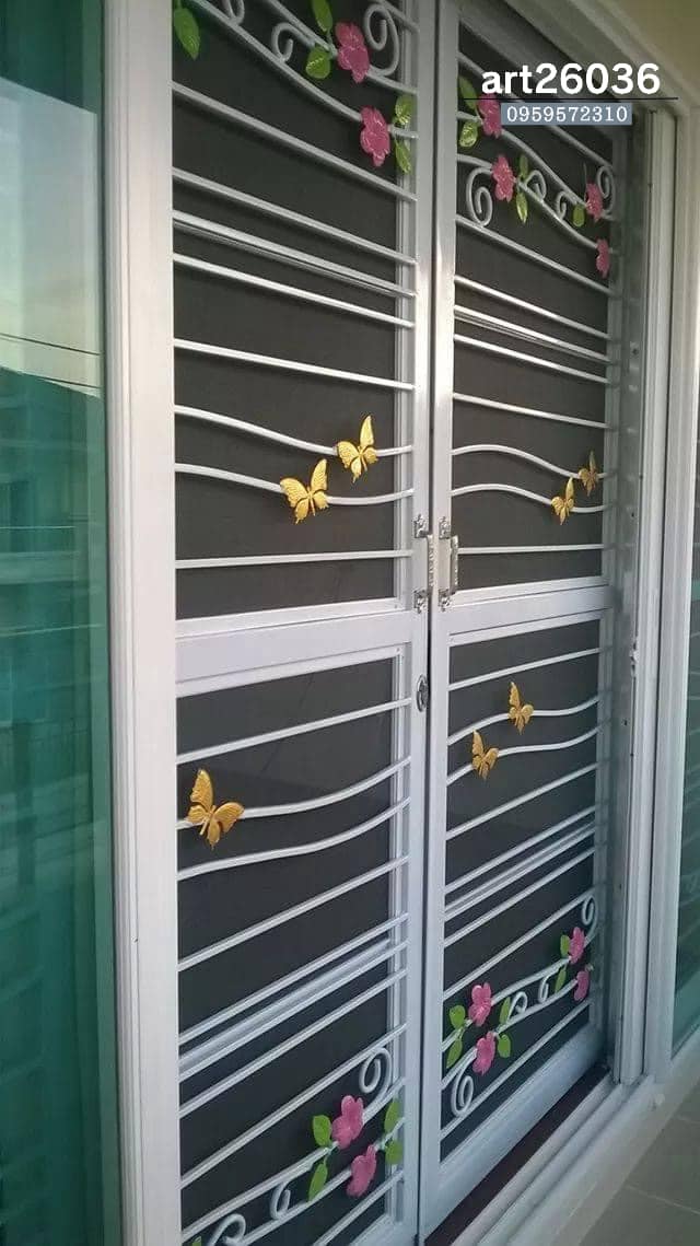 เหล็กดัดสีอบ #19