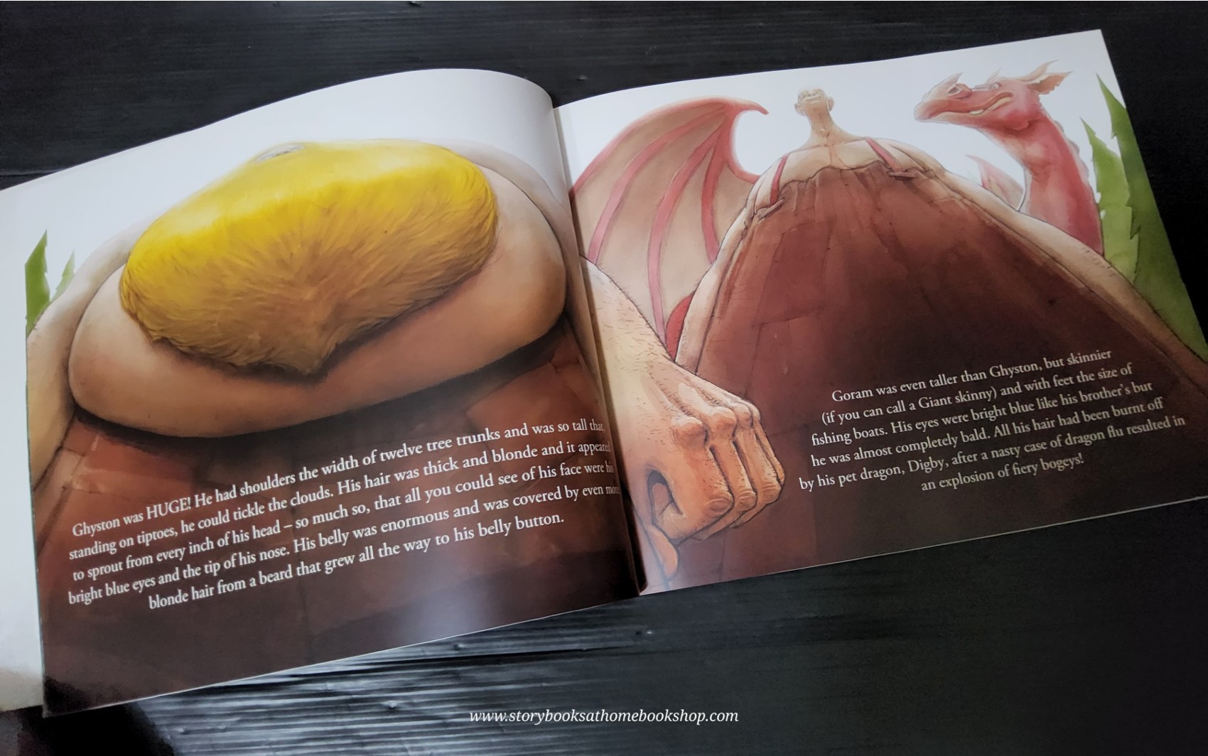 หนังสือนิทานปกอ่อน ** 🍅🍓GORAM&GHYSTON THE BRISTOL GIANTS