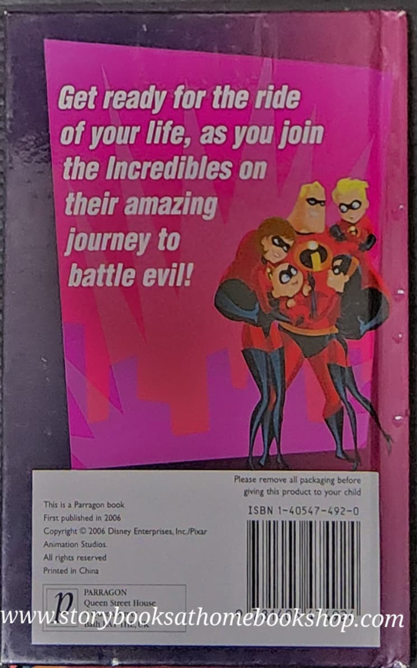 หนังสือนิทานปกแข็ง** 🍅🍓DISNEY PIXAR:THE INCREDIBLES