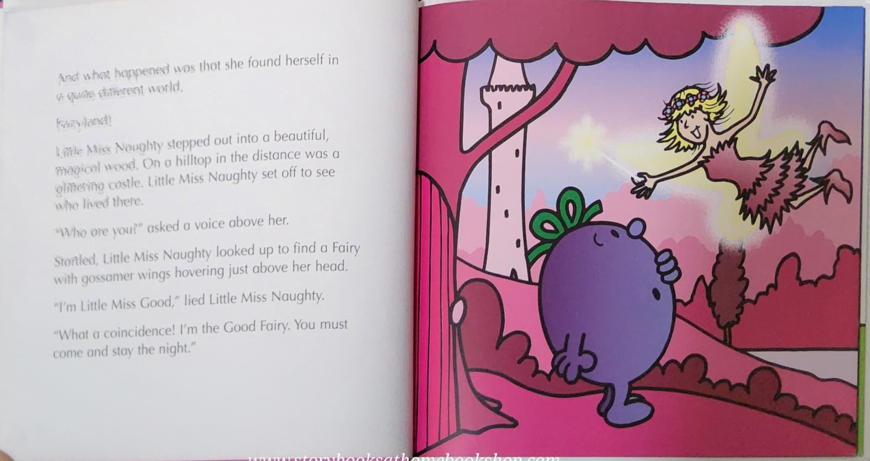 หนังสือนิทานปกแข็ง** 🍅🍓LITTLE MISS&MR.MEN👍 🍅🍅LITTLE MISS NAUGHTY AND THE GOOD FAIRY by Roger Hargreaues