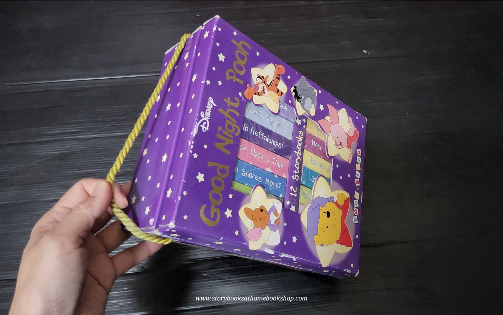 BOX SET BOARD BOOK** 🍅🍅DISNEY GOOD NITHE POOH 12 STORYBOOKS WITH BOX