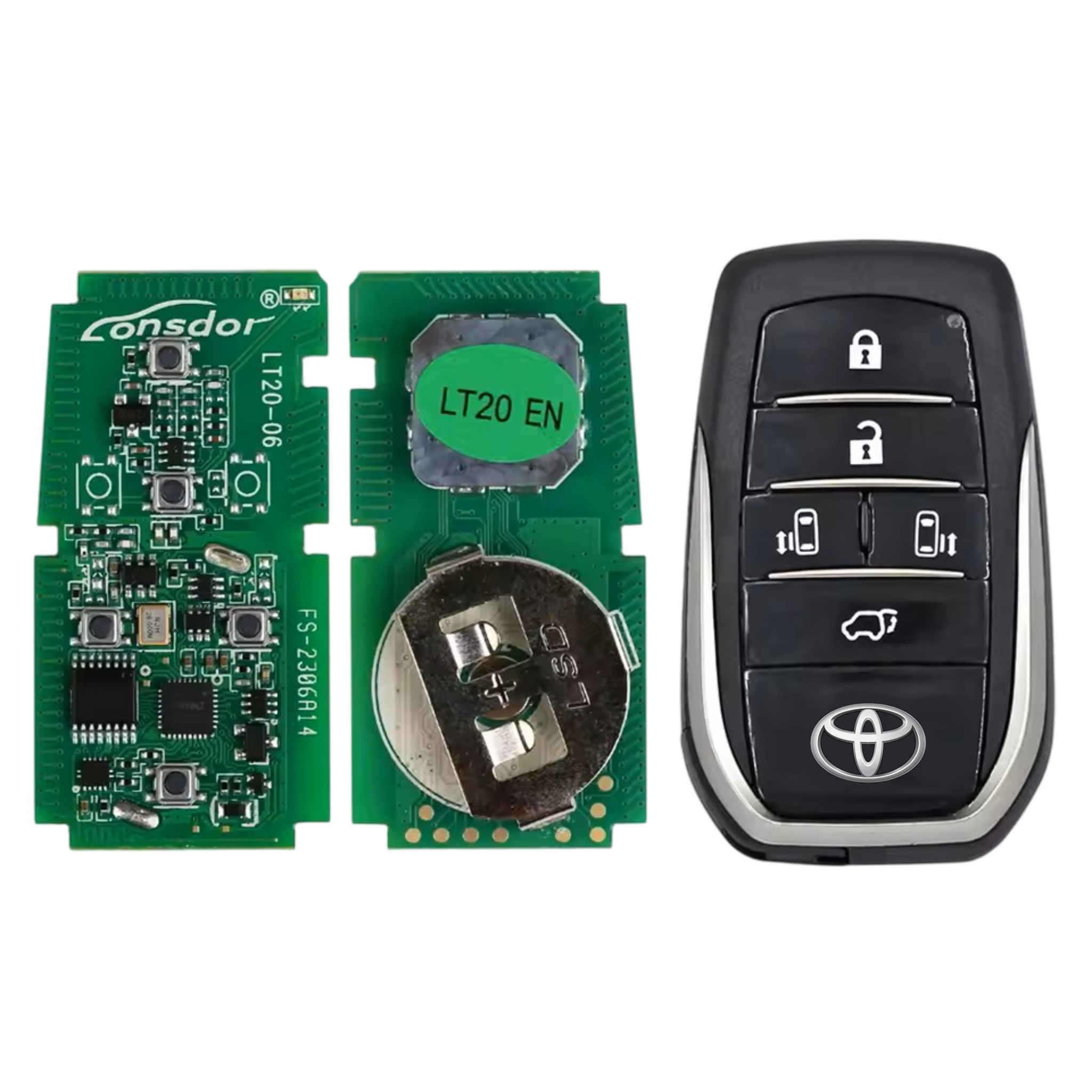 รีโมต TOYOTA ALPHARD 40 ID8A 314/312.5MHz FSK 5 ปุ่ม