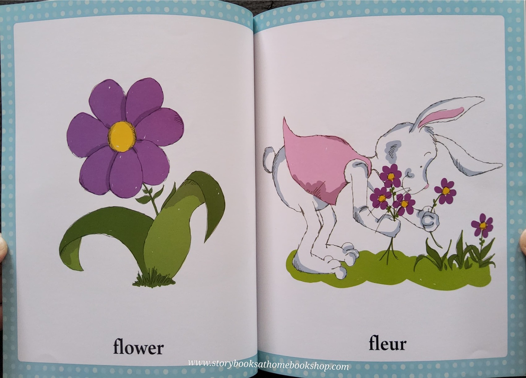 หนังสือนิทานปกอ่อน ** 🍅🍓NATURE-La nature ENGLISH-FRENCH BOOK