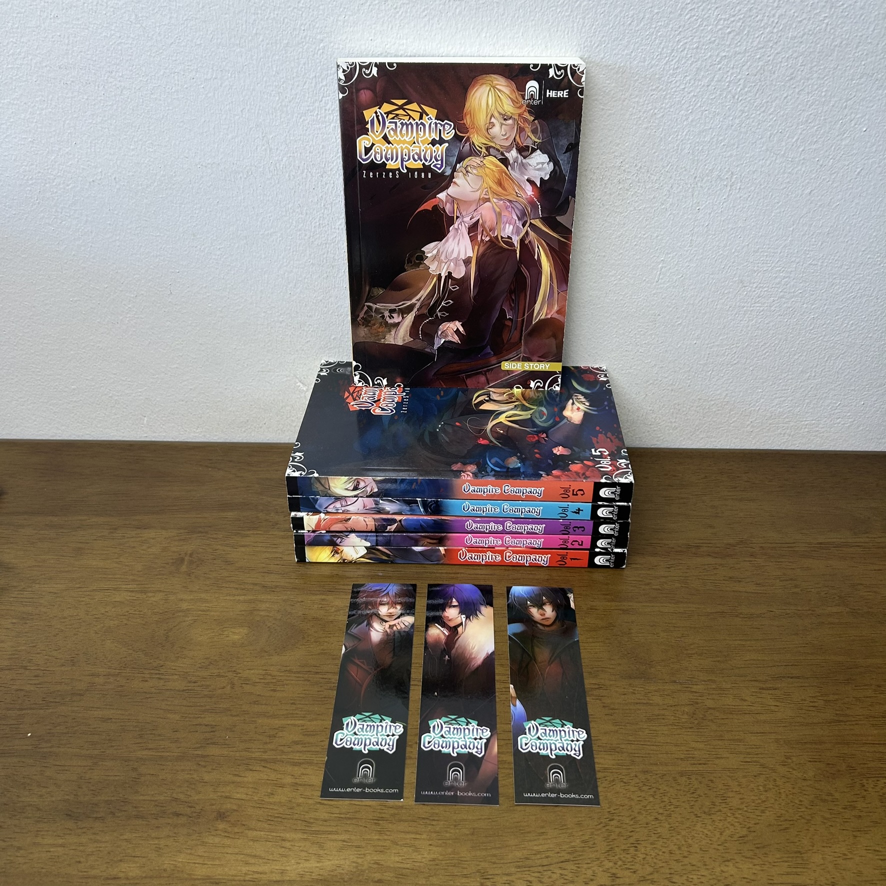 ชุด Vampire Company เล่ม 1-5 จบ ครบชุด ... ZerzeS เขียน (มือสอง) นิยาย แฟนตาซี ENTER