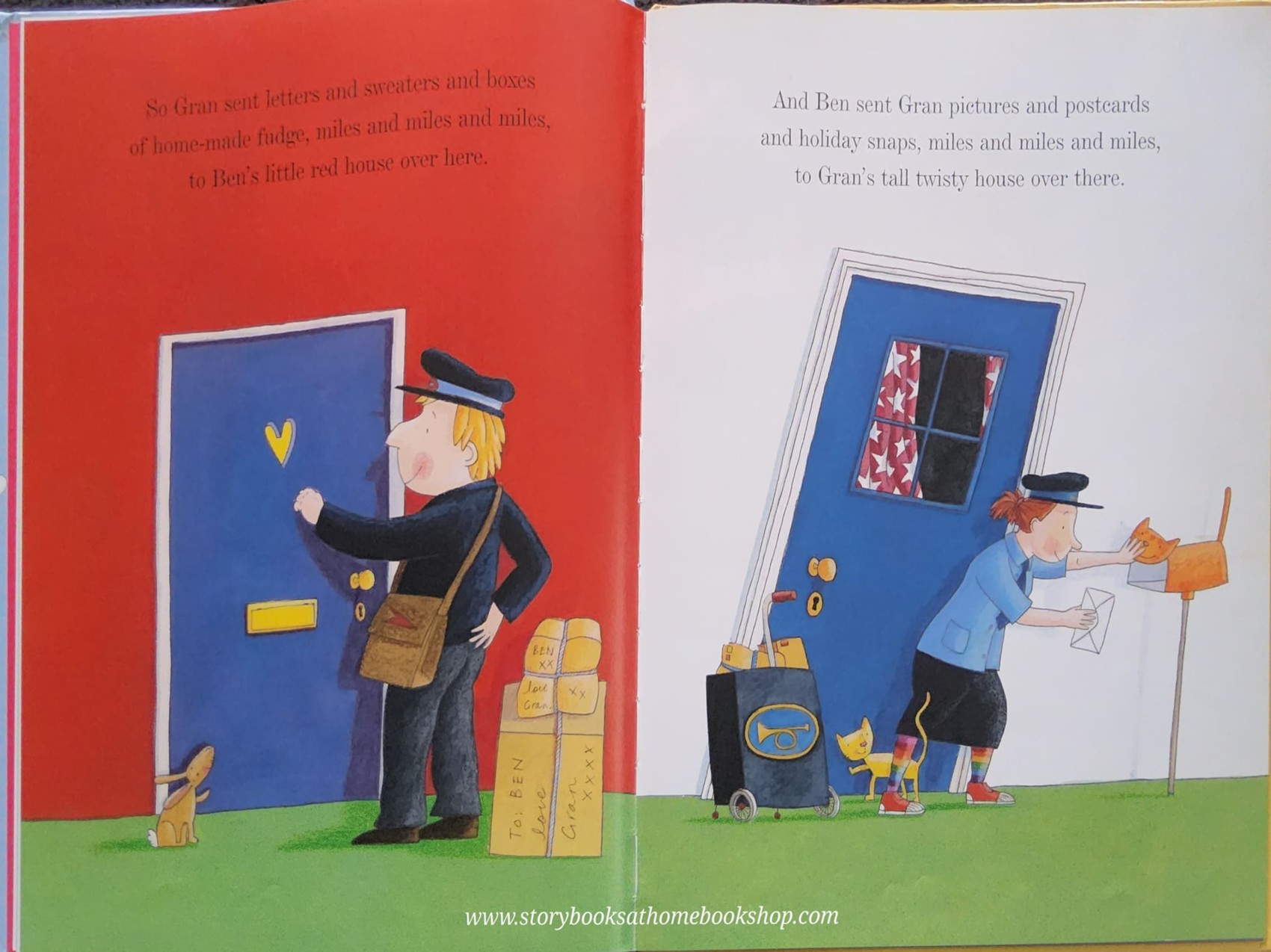 หนังสือนิทานปกแข็ง** ♥️BEN AND GRAN AND THE WHOLE,WIDE,WONDERFUL WORLD