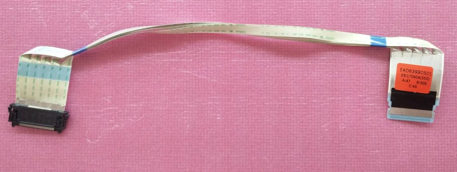 สายแพยาวแอลจี LG ของแท้ถอดจากเครื่อง รุ่น43LJ550T พาร์ท EAD63990501 และรุ่นอื่นที่พาร์ทเหมือนกัน