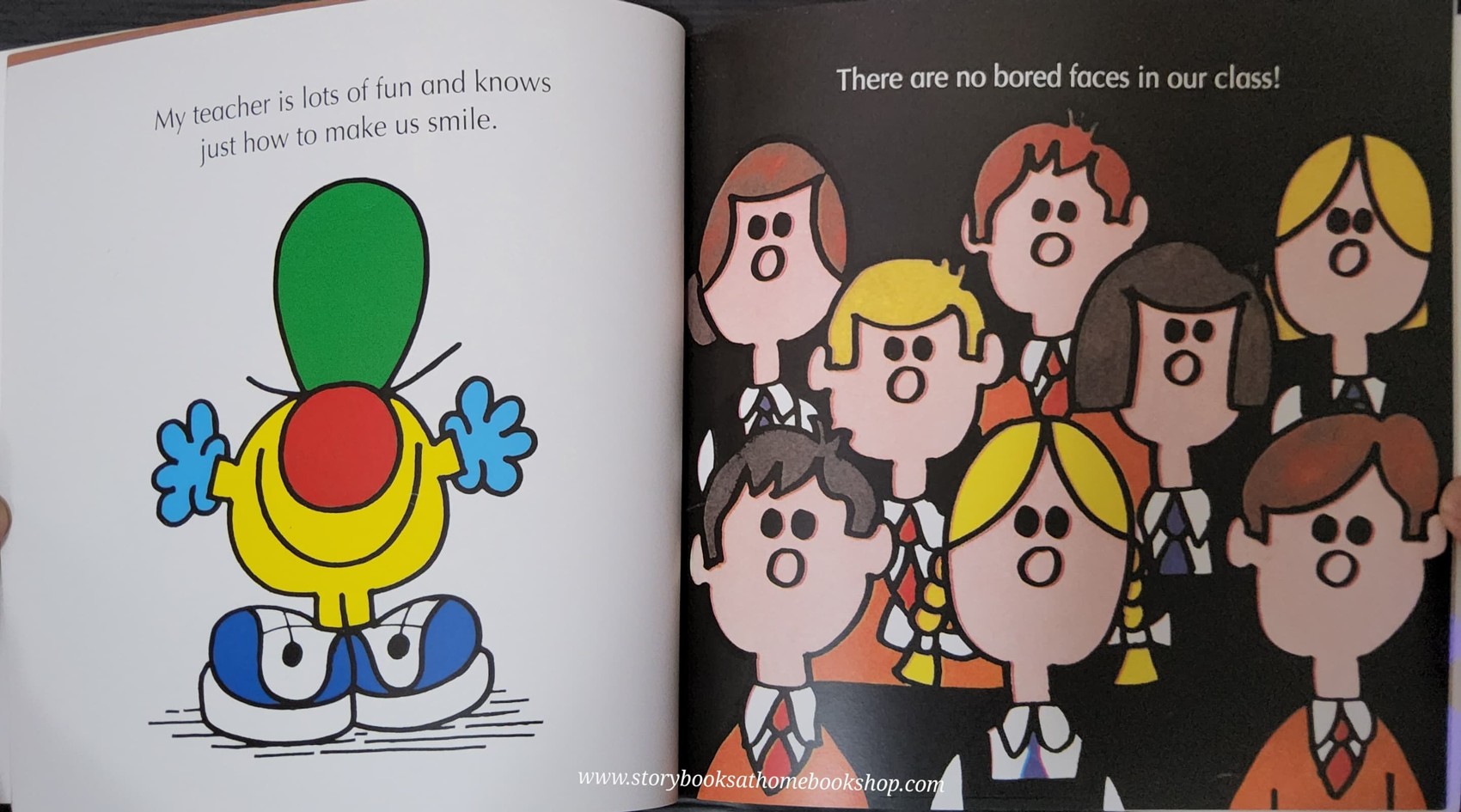 หนังสือนิทานปกอ่อน** 🍅🍓MR.MEN&LITTLE MISS:MY TEACHER BY ROGER HARGEAVES