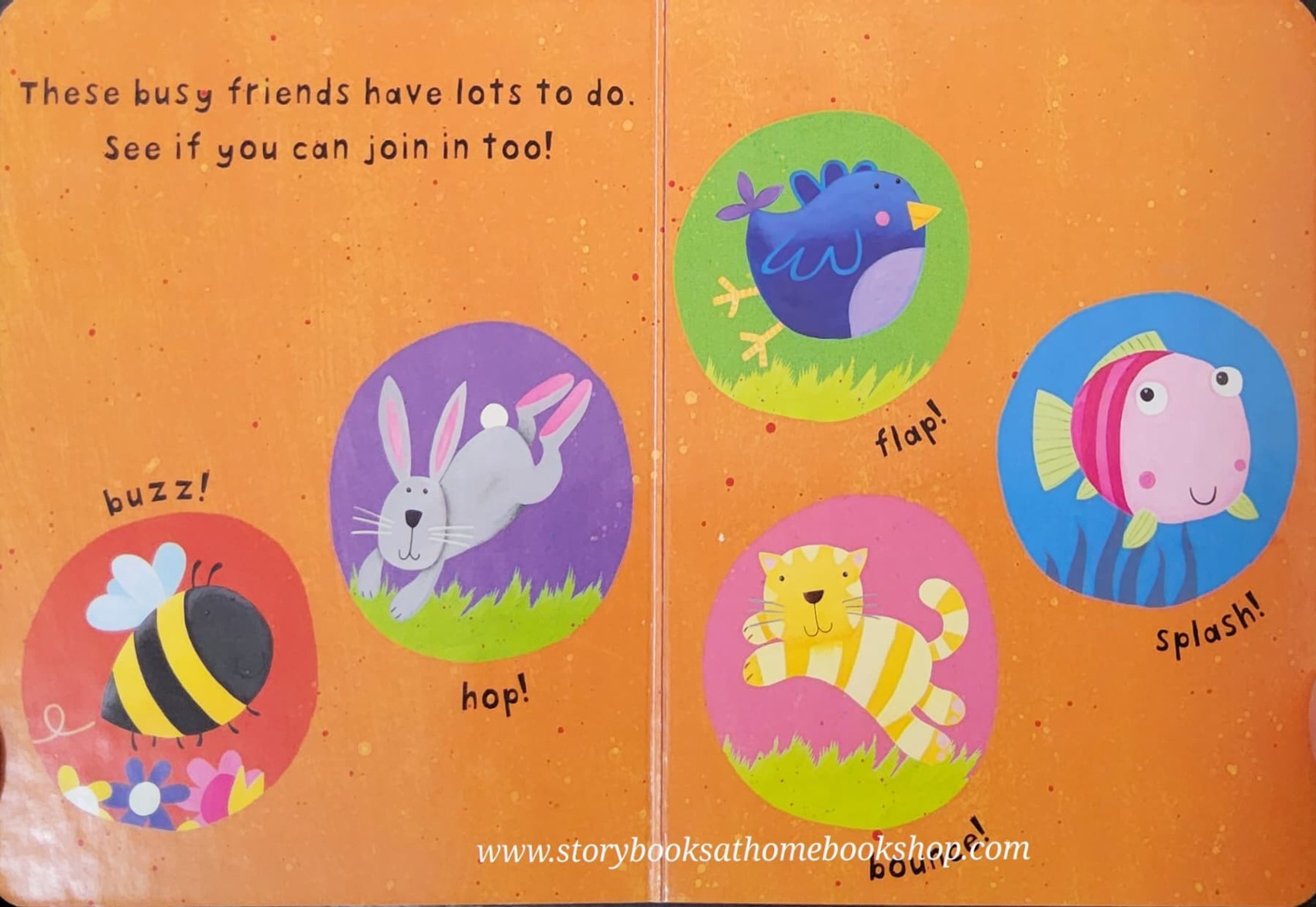 Board Book** 🍅🍓MY FIRST ACTIONS HOP IN HE GARDEN