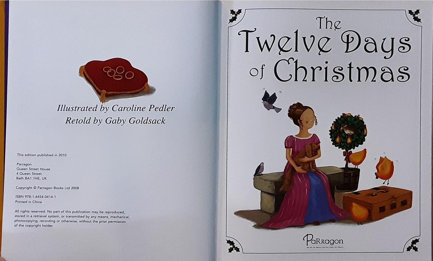 หนังสือนิทานปกแข็ง 🍅🍓THE Twelve Days of Christmas