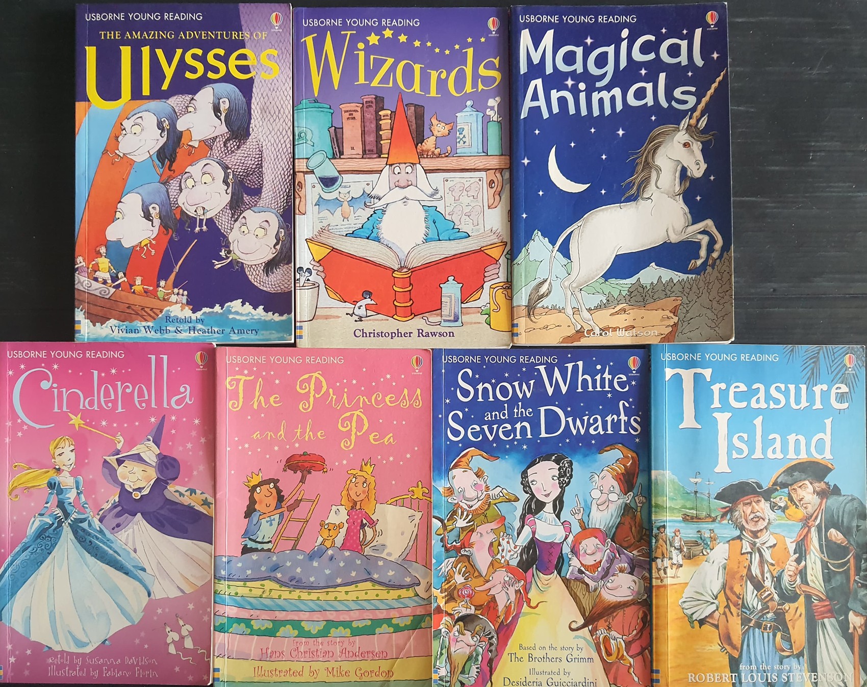 หนังสือนิทานปกอ่อน ** 🍅🍓[SET] 7 books with USBORNE YOUNG READING SERIES