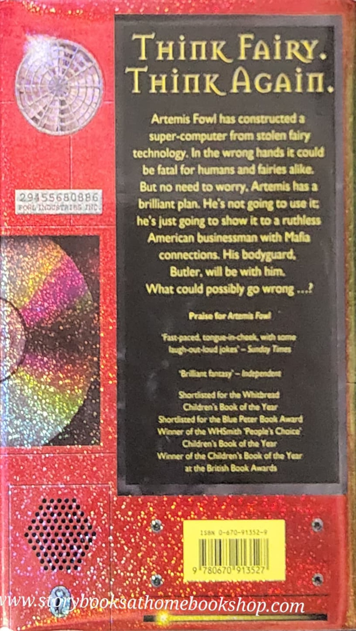 วรรณกรรมเยาวชน INTERNATIONAL BESTSELLER** **หนังสือนิทานปกแข็ง** 🍅🍅ARTEMIS FOWL THE ETERNITY CODE #2