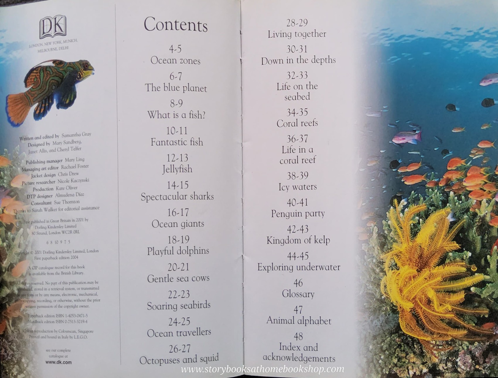 KNOWLEDGE BOOK** 🍅🍓DK EYEWONDER OCEAN ENTER A WORLD OF DISCOVERY