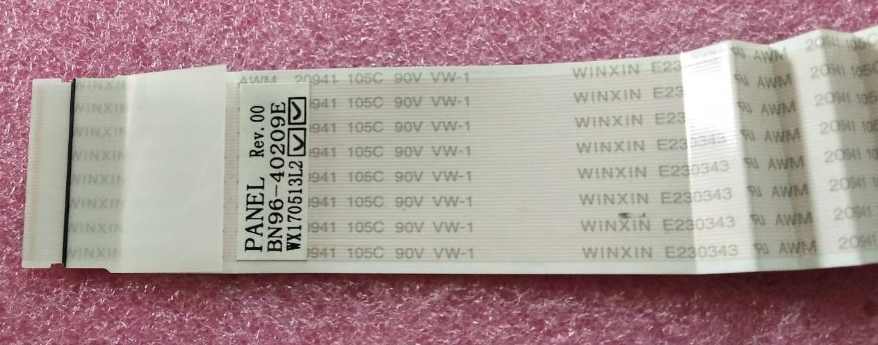 สายแพยาวทีวี ซัมซุง SAMSUNG ของแท้ถอดจากเครือง พาร์ทBN96-40209E ใช้ได้กับหลายรุ่นที่พาร์ทตรงกัน