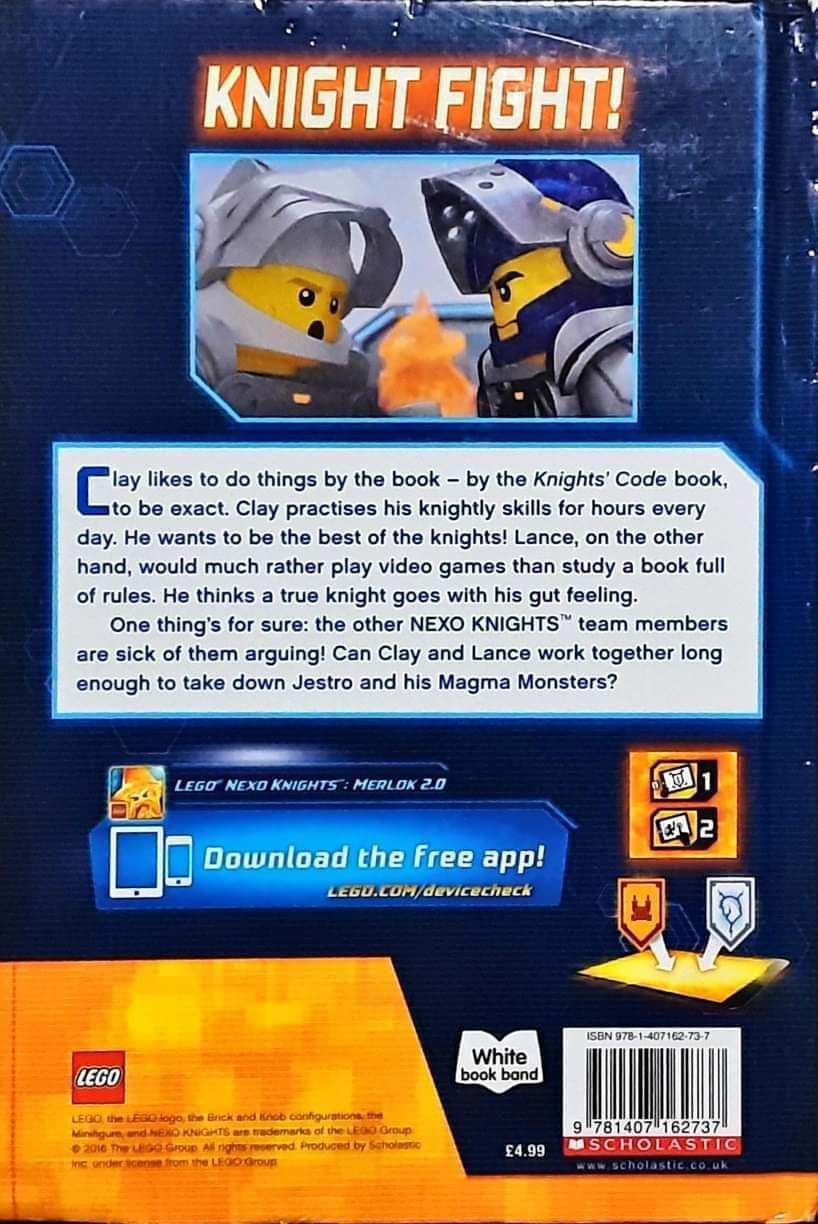 หนังสือนิทานปกแข็ง** 🍅🍓LEGO NEXO KNIGHTS THE POWER OF THE FORTREX