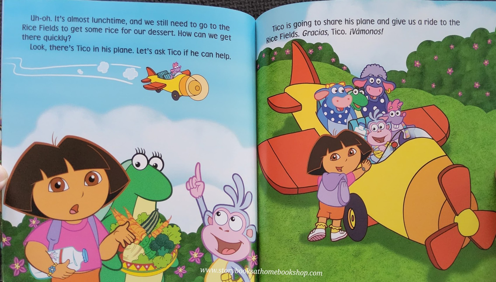 หนังสือนิทานปกอ่อน** 🍓🍓DORA THE EXPLORER: IT'S SHARING DAY!