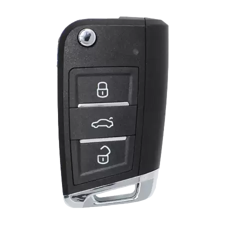 Xhorse VVDI รีโมต MQB Style 3 ปุ่ม ชิป 46 XEMQB1EN (สร้างรีโมต ก่อนลงชิป)